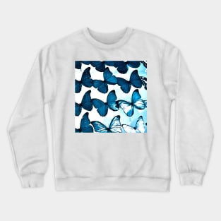 Blue Butterflies Crewneck Sweatshirt